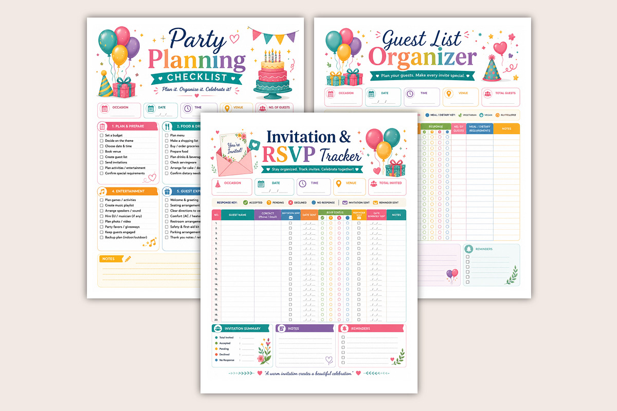 2027 Celebration Moments Plan, a Stationery Template by Designmela01 (Photo 3 of 5)