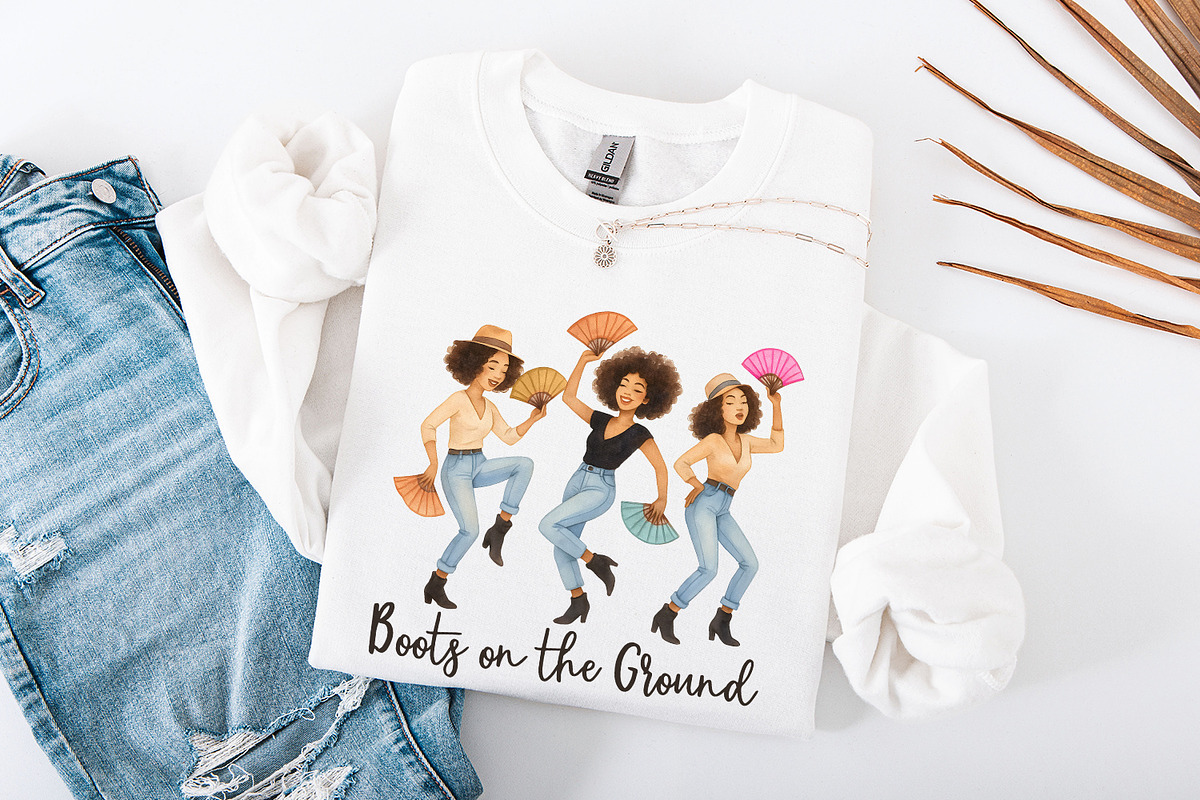 Line Dance Queens PNG, Sublimation, an Illustration by SharpMarketplace (Photo 4 of 9)