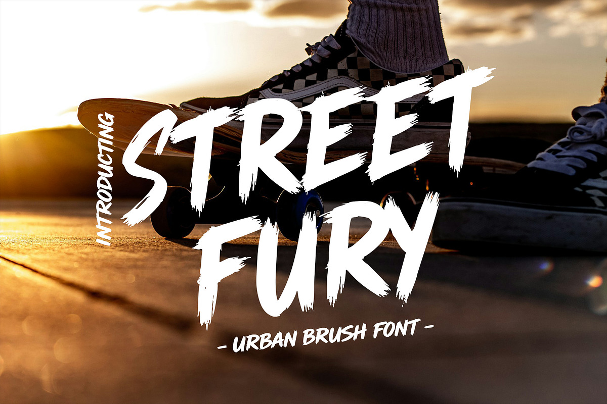 Streetfury Urban Brush Font, a Script Font by Art StoreID (Photo 1 of 10)