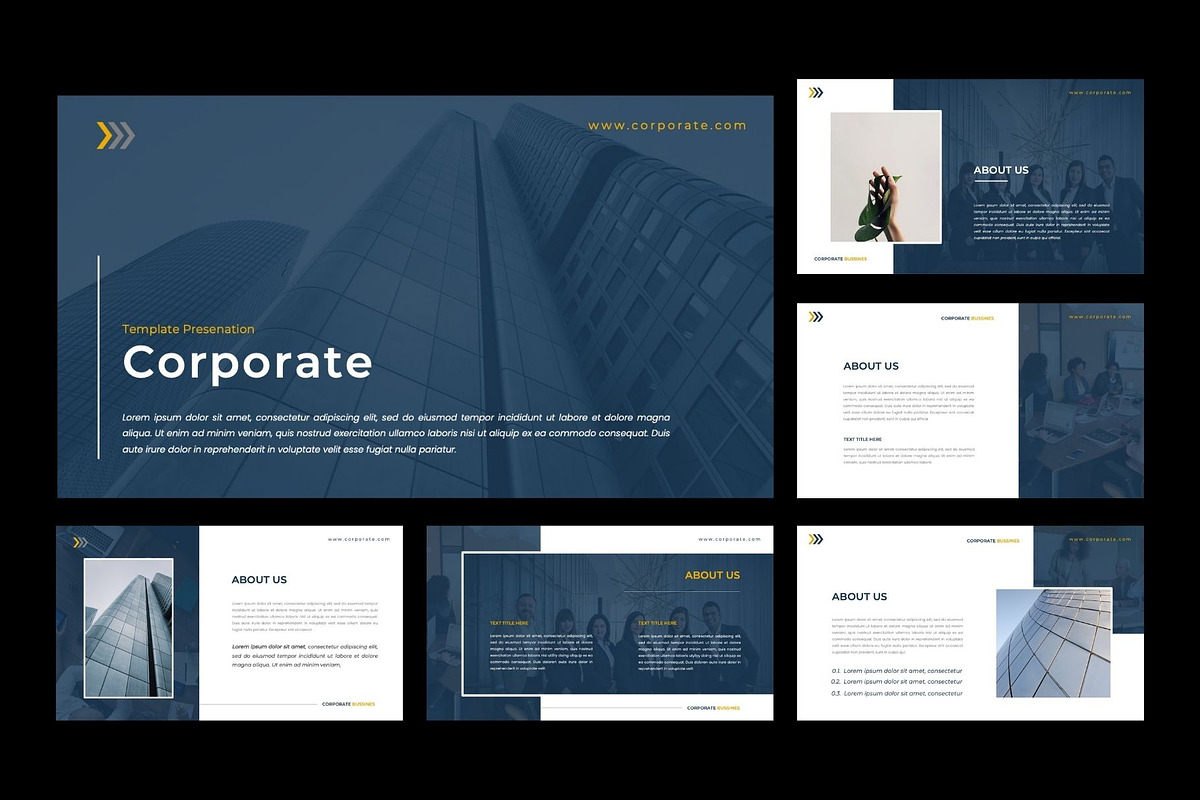 CORPORATE Business  Keynote Template, a Presentation Template by Rizki Herdian (Photo 2 of 5)