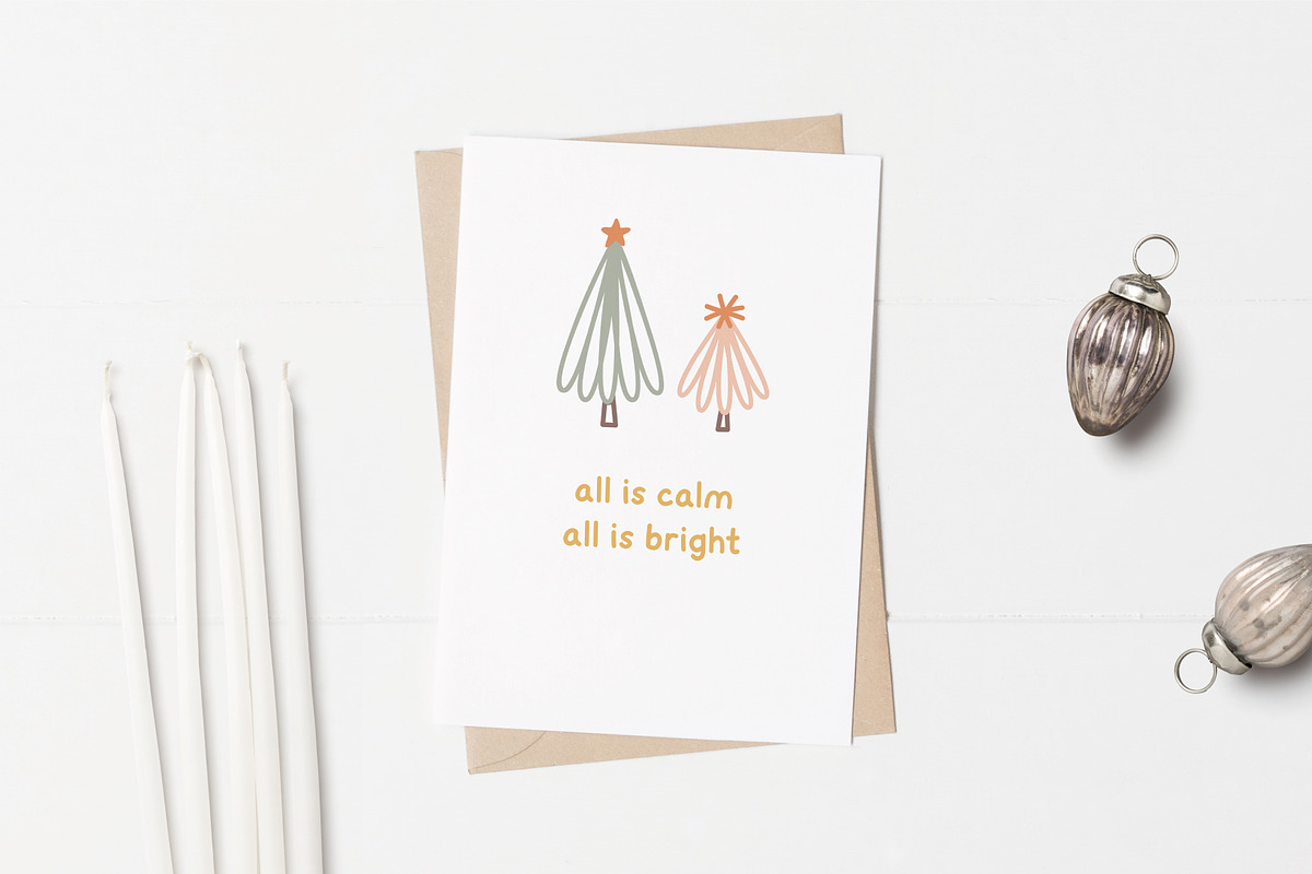 Winter mood | Kids font, a Sans Serif Font by JuliaVolkova (Photo 5 of 6)
