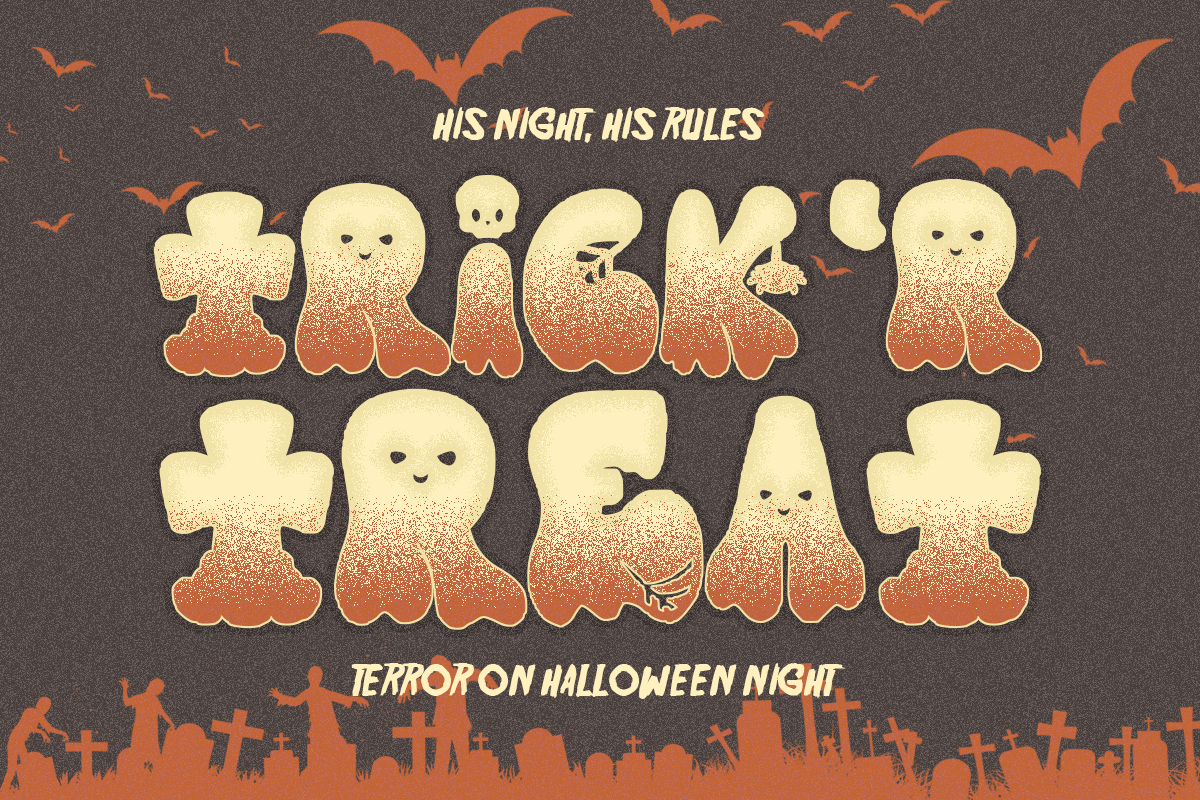 Spooky Treat - Halloween Font, a Handwritten Font by Dharmas Foundry (Photo 6 of 12)