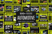 Automotive Green Template, a Social Media Template by Kalubuak (Thumbnail 1 of 10)