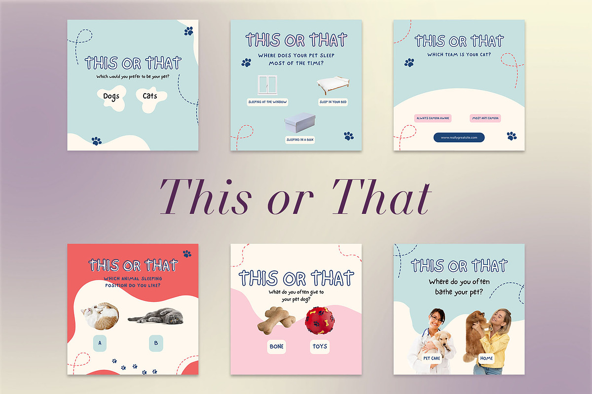 Pet Shop Instagram | CANVA Template, a Social Media Template by Azruca (Photo 11 of 17)