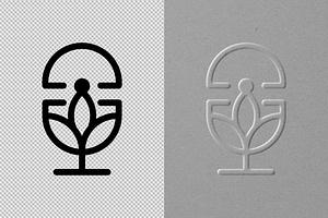 Embossing & Debossing Logo Mockup