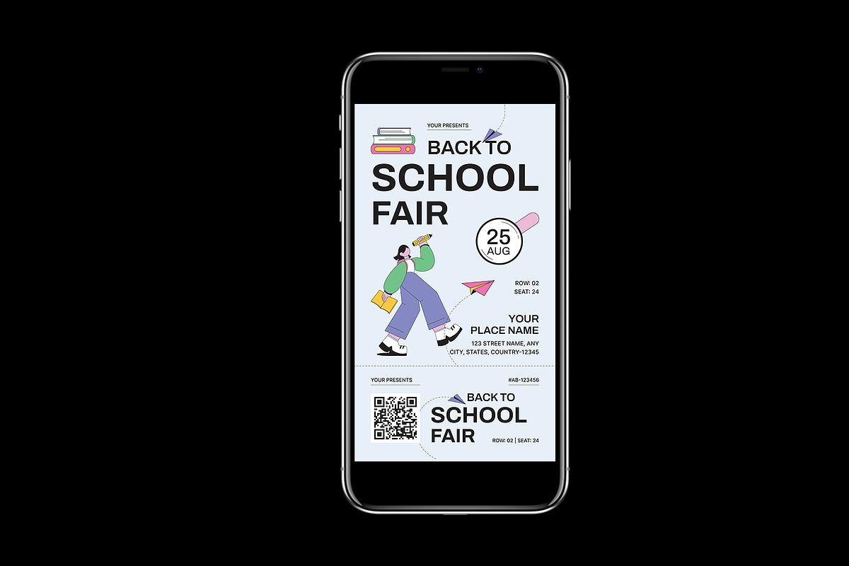 Back to School Fair Ticket, a Stationery Template by Neermana (Photo 3 of 4)