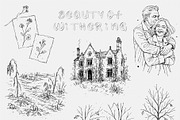 Beauty of Withering: Line Art set, a Decorative Illustration by divanovskaya_nv (Thumbnail 11 of 12)
