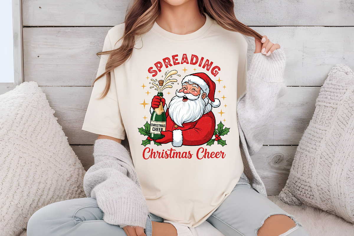 Funny Christmas Santa Claus Sublimat, an Illustration by Libby Wishes (Photo 4 of 6)