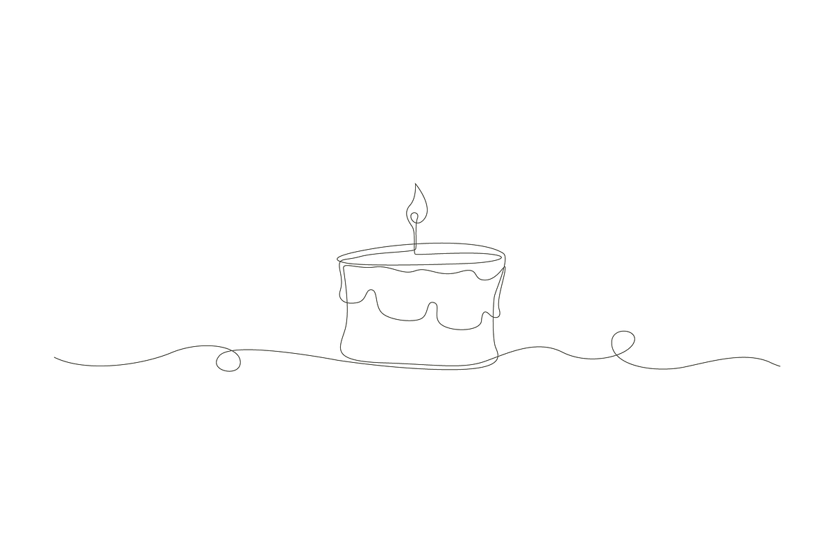 Candle minimalist single line, an Object Graphic by lawoel (Photo 3 of 3)