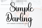 Simple Darling, a Handwritten Font by FreshTypeINK (Thumbnail 1 of 8)