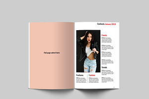 24 Page Fashion Magazine Template