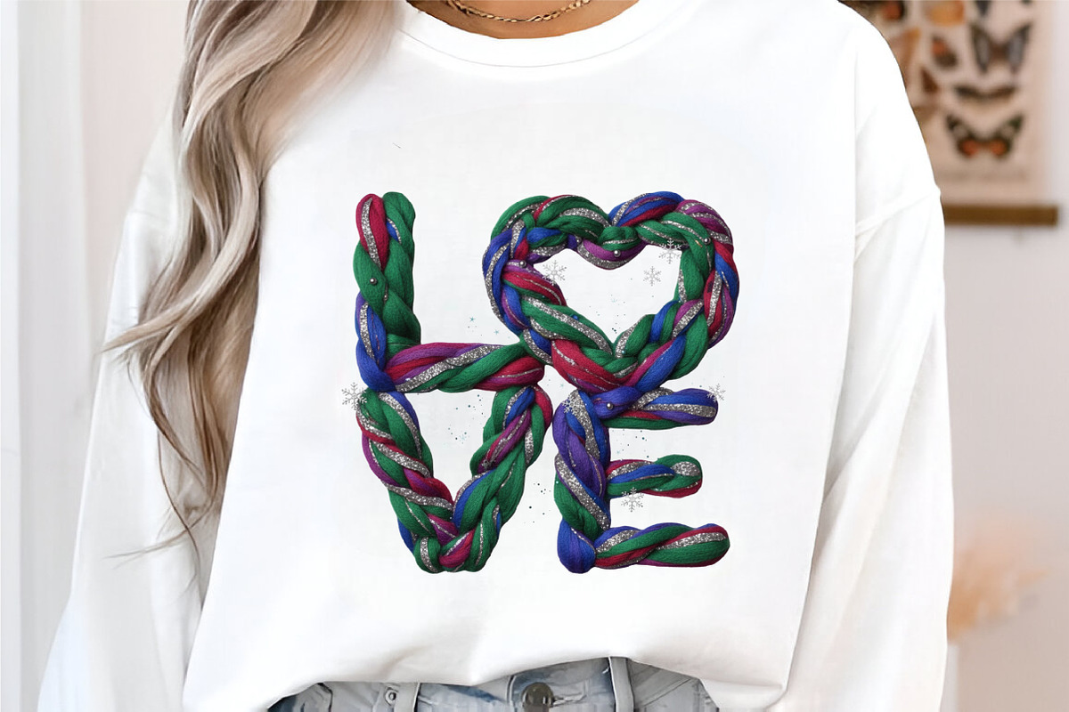 Glitter Crochet Yarn Valentine Png, an Illustration by designcity5 (Photo 3 of 8)