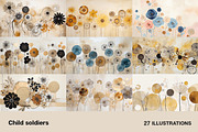 Bohemian flowers. Collection, a Decorative Illustration by Handmadefont (Thumbnail 4 of 9)