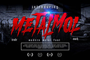 METALMOL Modern Blackletter, a Blackletter Font by dansdesign (Thumbnail 1 of 6)