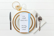 Gold Two-Sided Program/Menu Mockup, a Product Mockup by ILLONA GRAPHICS (Thumbnail 2 of 4)