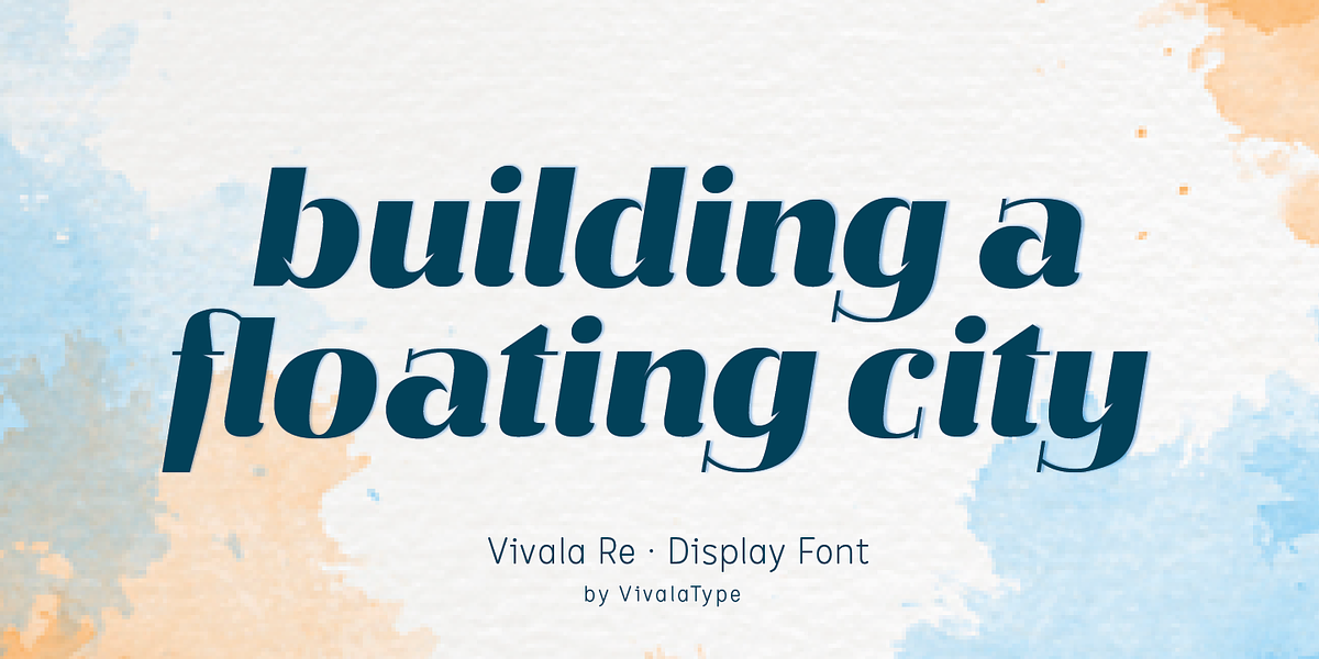 Vivala Re, a Font by VivalaType (Photo 2 of 8)