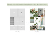 Pinterest Mood Board Templates, a Social Media Template by Bold Leap Creative (Thumbnail 3 of 4)