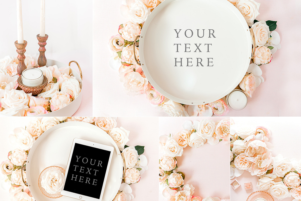 BUNDLE Pink Floral Stock Images, a Business Photo by Lux Light (Photo 5 of 9)