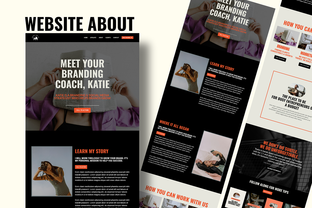 Kartra Bold & Modern Template, a Landing Page Template by Solana Creative Co. (Photo 2 of 8)
