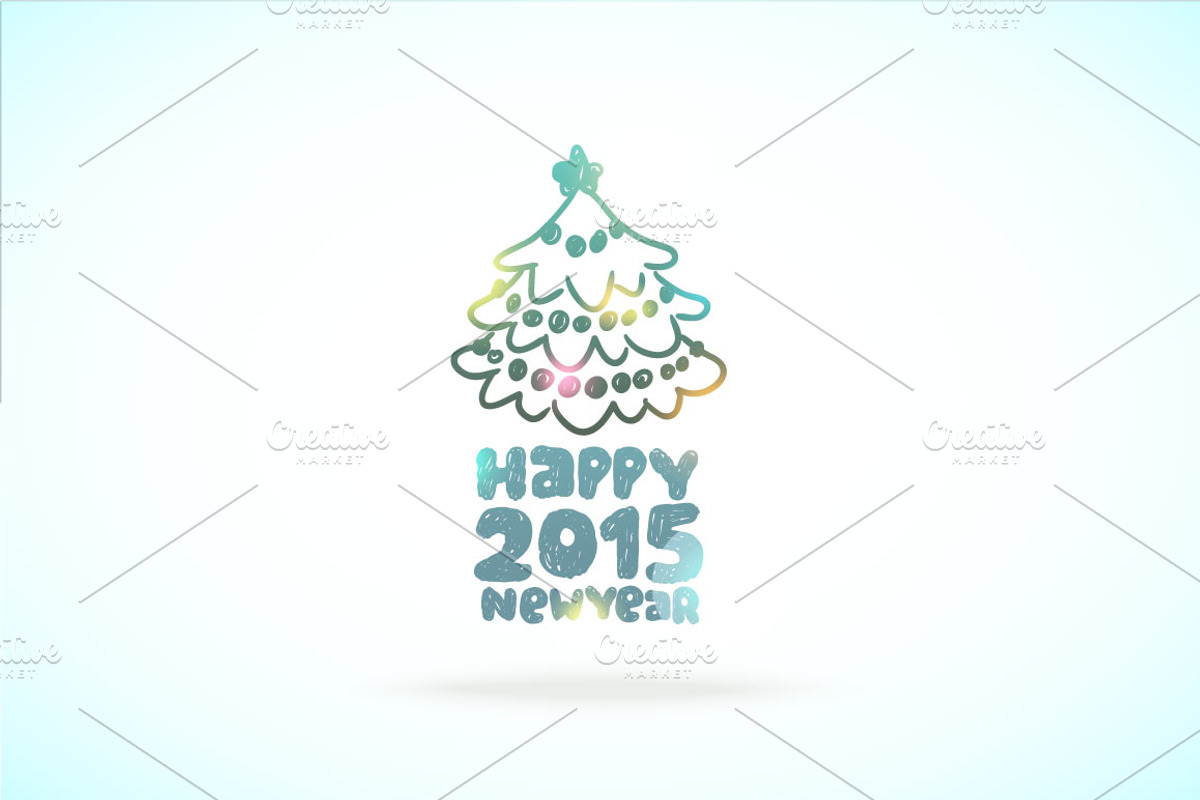 Happy New Year & Christmas sketches, an Illustration by kostolom3ooo (Photo 4 of 4)