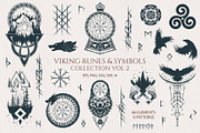 Hand drawn Viking Runes & Symbols V2, a Decorative Illustration by KirillsWorkshop (Thumbnail 1 of 9)