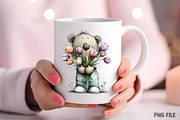 Spring Teddy Bear Clipart Png, an Illustration by Craft Nest (Thumbnail 5 of 7)