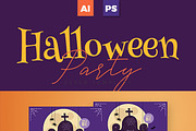 Halloween Trick or Treat Flyer, a Flyer Template by Esui Studio (Thumbnail 2 of 4)