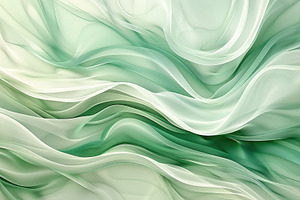 Digital artwork of smooth waves rese, a Photo by LOGOCREATIVE