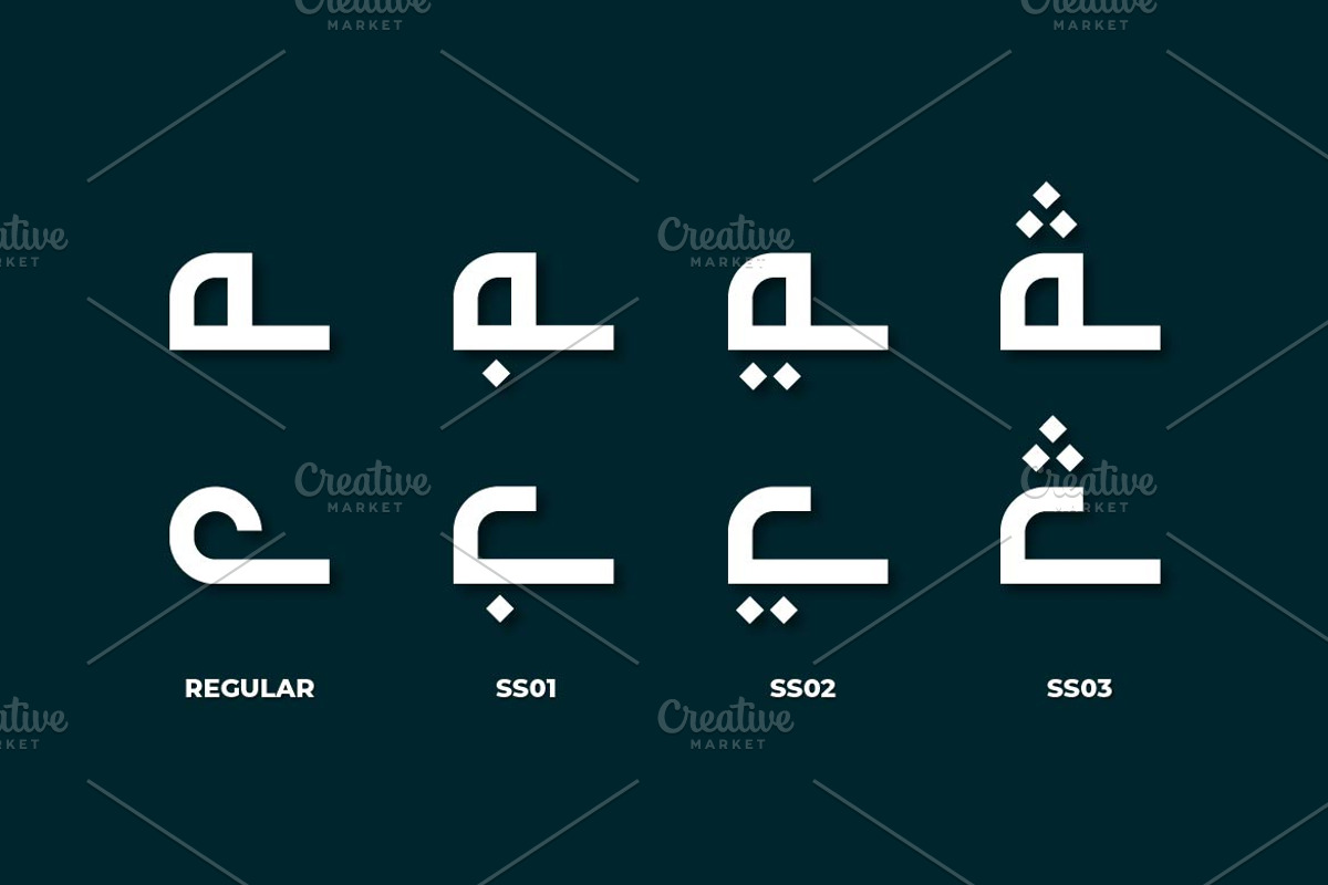 Sharifa Ramadhan Theme Font, a Sans Serif Font by Artiveko (Photo 6 of 10)