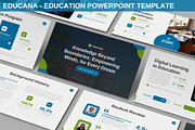 Educana - Education Powerpoint, a Presentation Template by SlideFactory (Thumbnail 1 of 4)