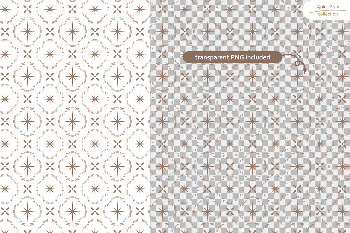 Quiet Glow - Seamless Patterns, a Pattern Graphic by InaCorart (Photo 7 of 10)