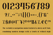 Yaendin - Modern Serif Font, a Serif Font by MaikoHatta (Thumbnail 4 of 8)