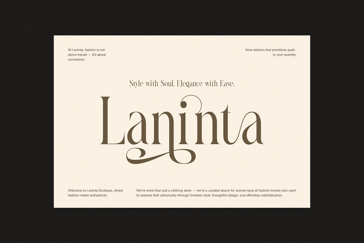 Roalling Elegant Serif Font, a Serif Font by Graphicxell (Photo 4 of 8)