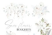 Watercolor flower - Snow flower, an Illustration by Beigetime (Thumbnail 4 of 11)