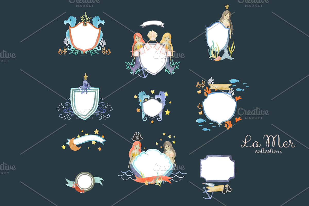 La Mer Crest collection, an Illustration by KLUGE+CO (Photo 9 of 14)