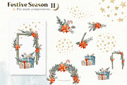 Festive Season. Cute Cats & Rabbits, an Animal Illustration by Cat In Colour (Thumbnail 11 of 16)
