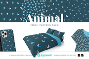 Animal Emoji Patterns by JoyPixels®, a Pattern Graphic by joypixels (Thumbnail 6 of 13)