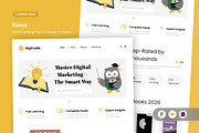 DigiGuide - Digital Marketing Ebook, a Landing Page Template by twinstd (Thumbnail 1 of 5)