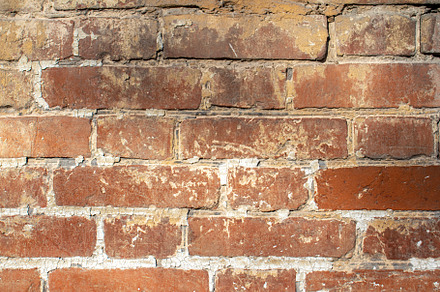 Fragment of old brickwork, close-up., an Architecture Photo by Schreibikus