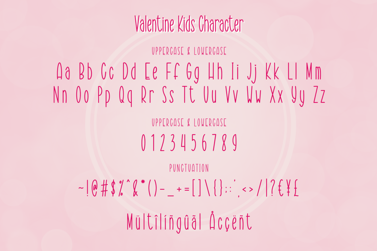 Valentine Kids - Cute Playful Font, a Handwritten Font by Letterayu Studio (Photo 5 of 6)