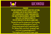 High Consequences font, a Font by weknow (Thumbnail 6 of 8)
