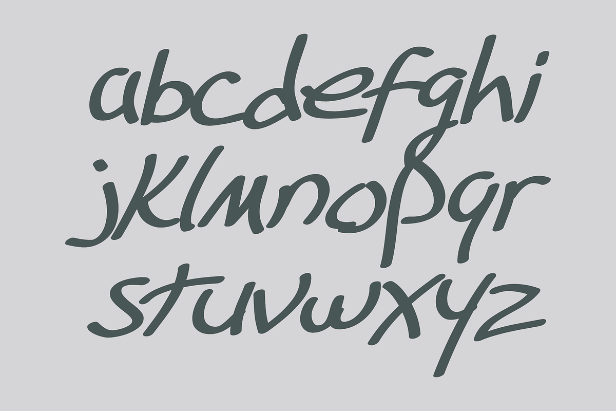 Hasty Hand - Hand Lettered Font, a Script Font by GG Design (Photo 5 of 10)