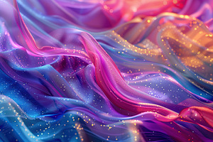 Background of abstract colorful waves, an Abstract Photo by AlyaAnd