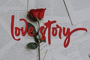 Bastian, a Script Font by Akifatype. (Thumbnail 3 of 7)