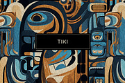 Repeat Pattern Tiki Tribal 46, a Pattern Graphic by Design Haus Gallery (Thumbnail 1 of 5)