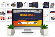 Baseball - Sport Google Slide, a Presentation Template by Deepslide Studio (Thumbnail 6 of 6)