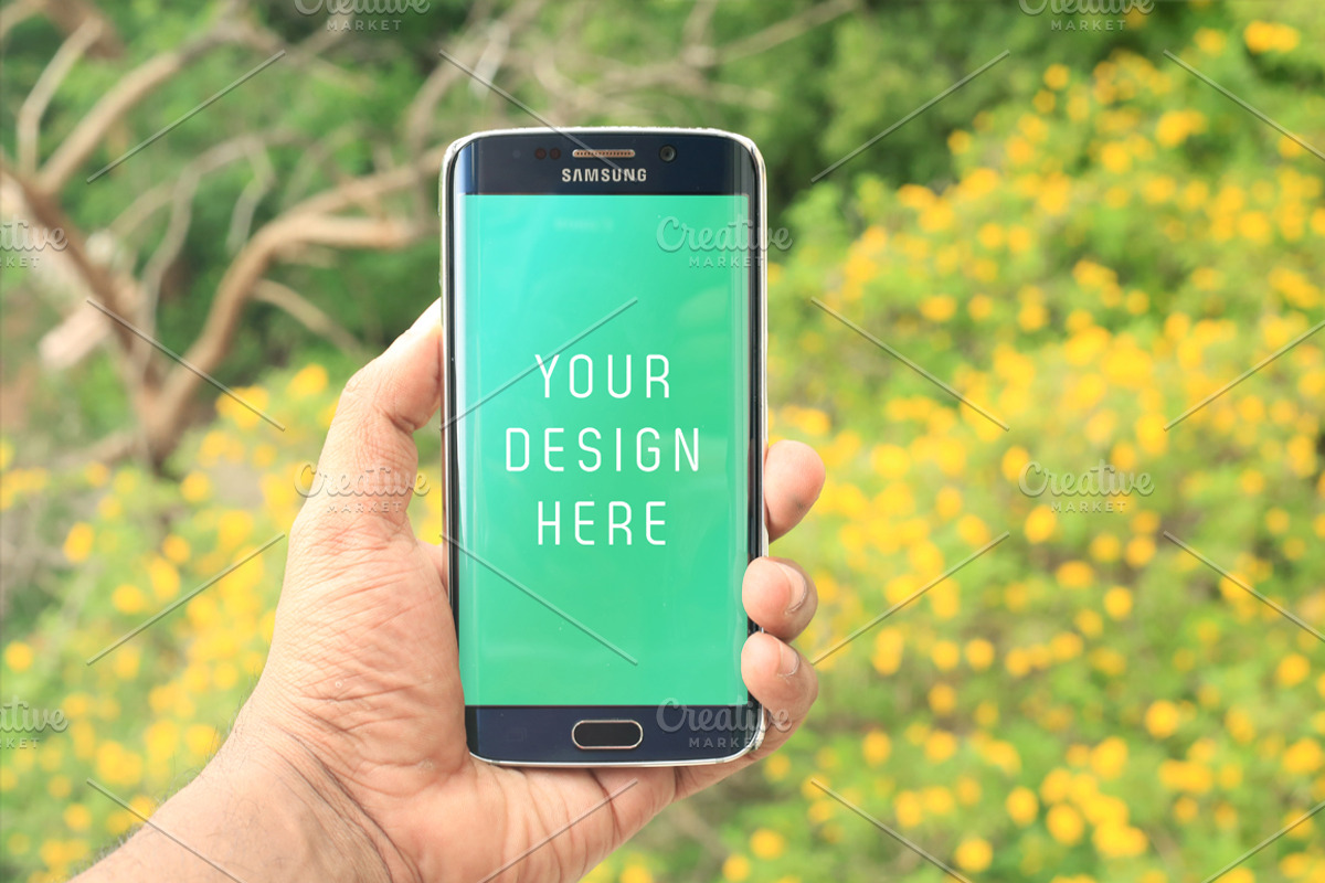 Samsung Edge Mockup, a Device Mockup by DeepDesign (Photo 2 of 3)