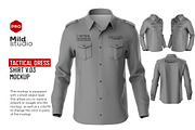 Tactical Dress Shirt V.03 Mockup, a Shirt Mockup by Mildstudio (Thumbnail 1 of 3)