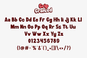 Grip Grafted - Thumbnails Font, a Sans Serif Font by Flawless And Co (Thumbnail 8 of 10)