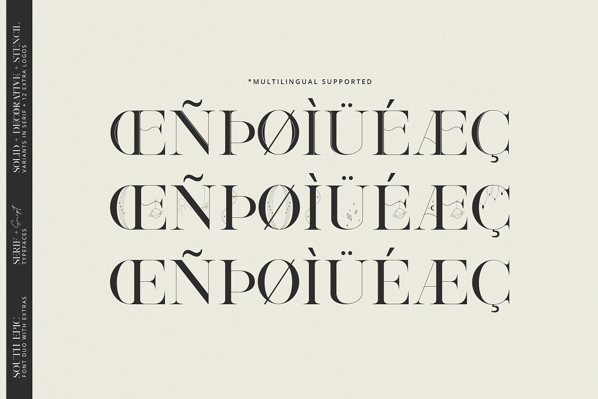 South Epic Dream Font Duo + Logos, a Serif Font by SNIPESCIENTIST (Photo 29 of 32)